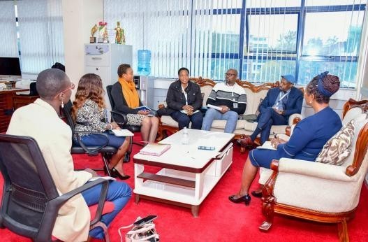 Regional International Government Organization pay a courtesy call to the Registrar of Political Parties in her office on 3rd August, 2022