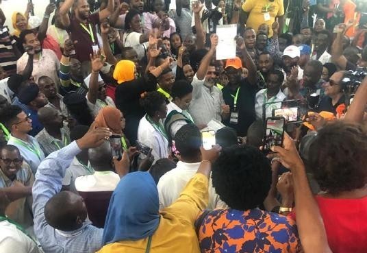 Declaration of Abdulswamad Nassir has the governor elect for Mombasa county